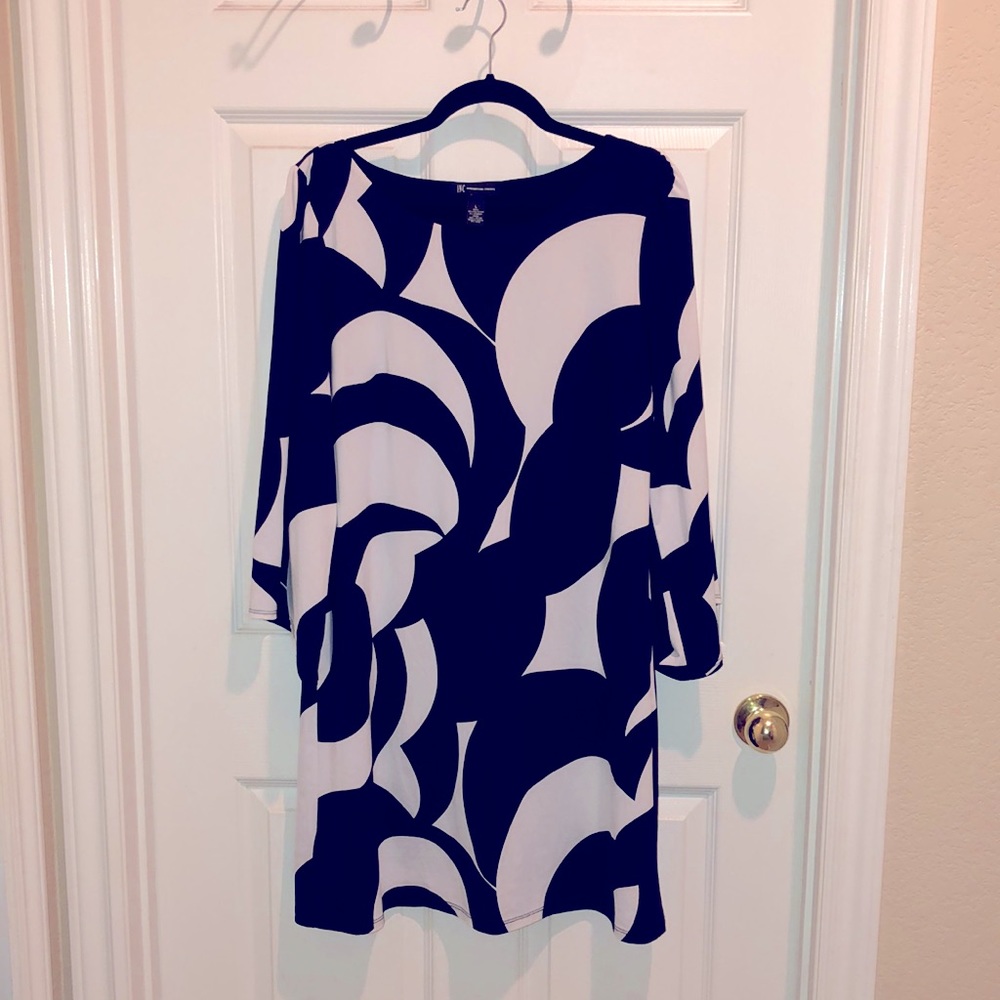 Black and White INC Dress Size L